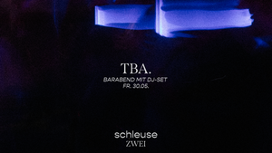 Barabend mit DJ-Set – TBA.
