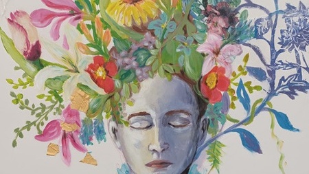 Performative Lesung mit Echtzeitskulptur zum Weltfrauentag - „wegen ihr. Mut!“