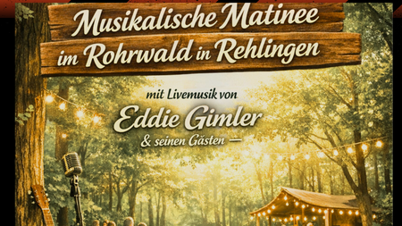 Musikalische Matinee im Rohrwald in Rehlingen mit Livemusik von Eddie Gimler und seinen Gästen