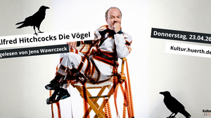 Jens Wawrczeck liest Alfred Hitchcocks „Die Vögel“