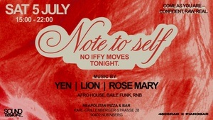 Sound Couture -  "Note to Self" | Day Drinking Event
