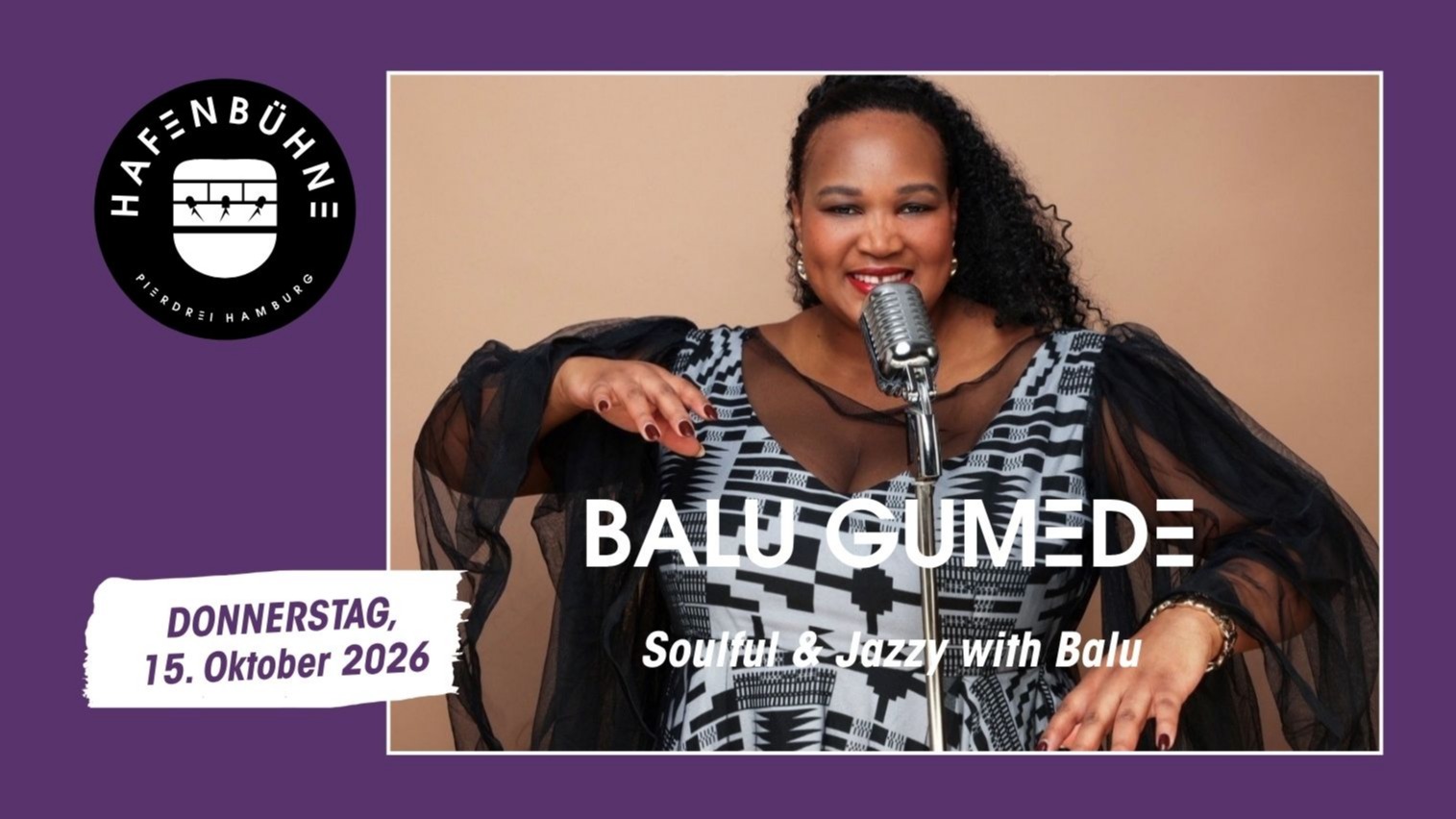 Balu Gumede - Soulful & Jazzy Night with Balu