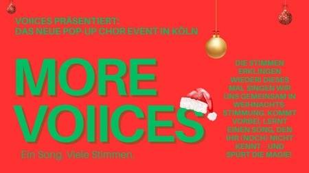 MORE VOIICES -  Wir singen uns in Weihnachtsstimmung