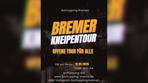 BREMER KNEIPENTOUR - Open-Tour für alle!