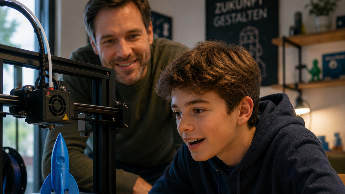 3D-Druck für Eltern mit Kind