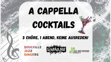 A Cappella Konzert- hochprozentiges triple Chorkonzert