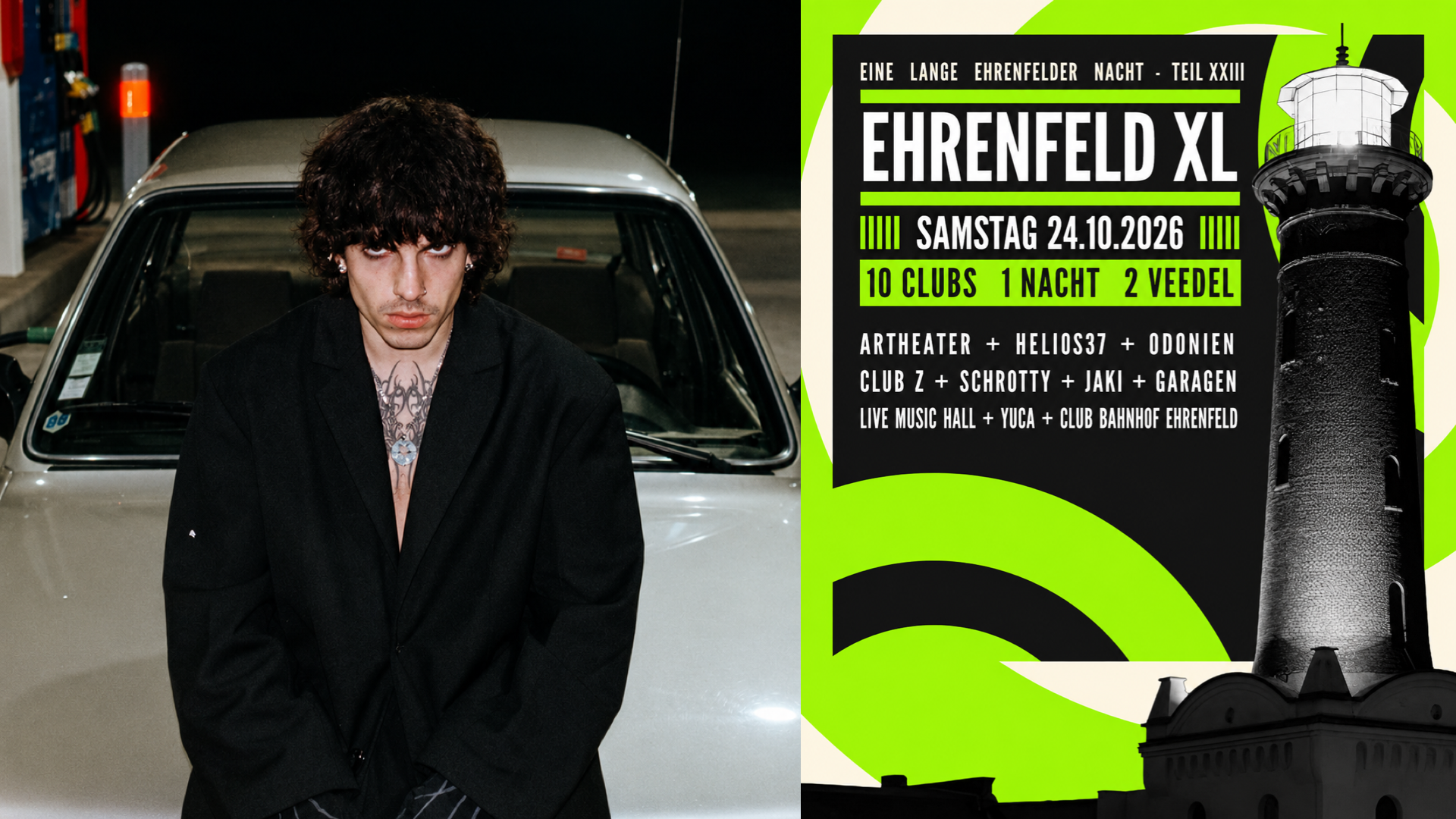 Helios37 w/ William Luck (France) // Ehrenfeld XL – 10 Clubs, 1 Nacht, 2 Veedel