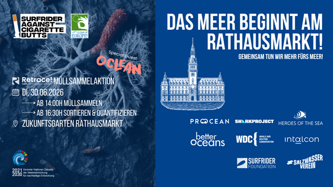 Retrace! Müllsammelaktion im Zukunftsgarten am Rathausmarkt