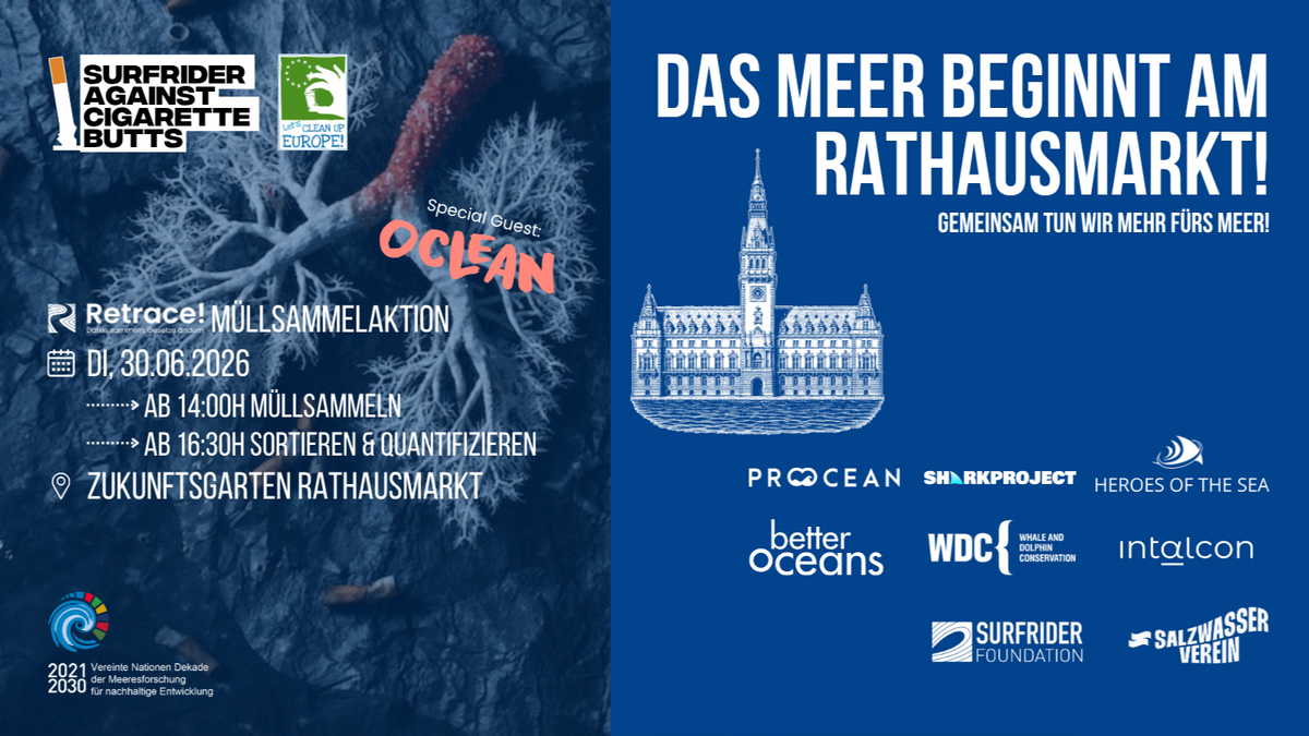 Retrace! Müllsammelaktion im Zukunftsgarten am Rathausmarkt