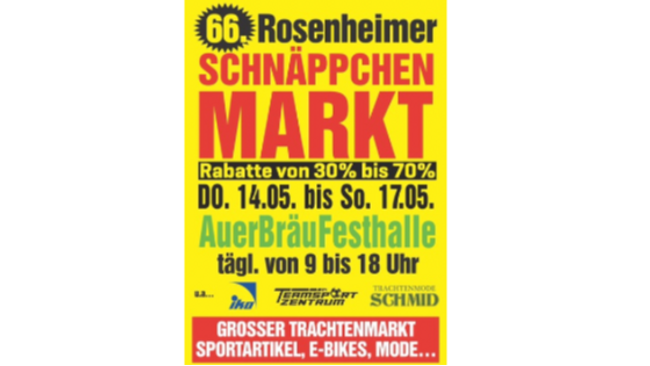 66. Rosenheimer Schnäppchenmarkt