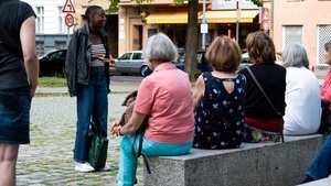 Unterwegs in Berlin mit... Justice Mvemba