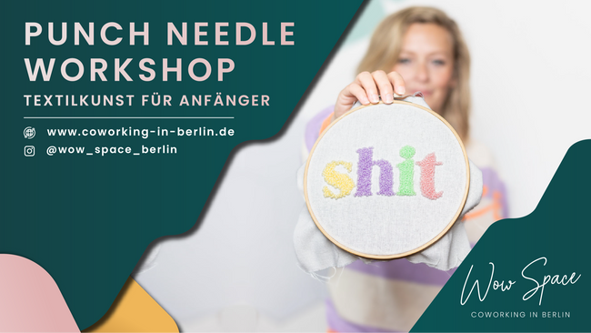 Punch Needle Workshop in Berlin: Textilkunst für Anfänger