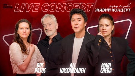 Three voices - One stage: Ali Hassanzadeh, Mari Cheba & Dos Pasos