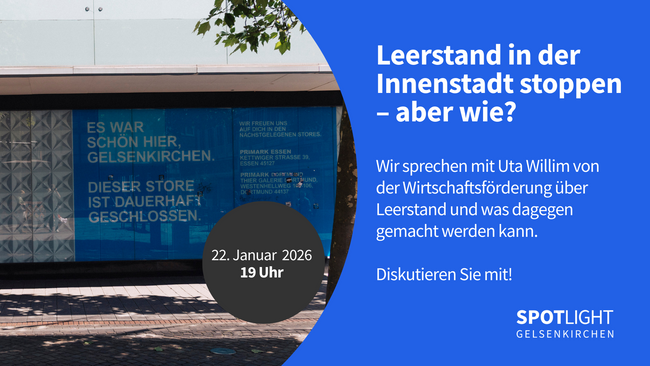 Leerstand in der Innenstadt stoppen – aber wie?
