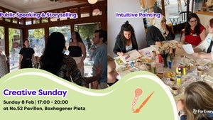 Creative Sunday: Intuitive Painting & Public Speaking