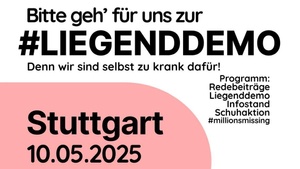 Liegenddemo Stuttgart