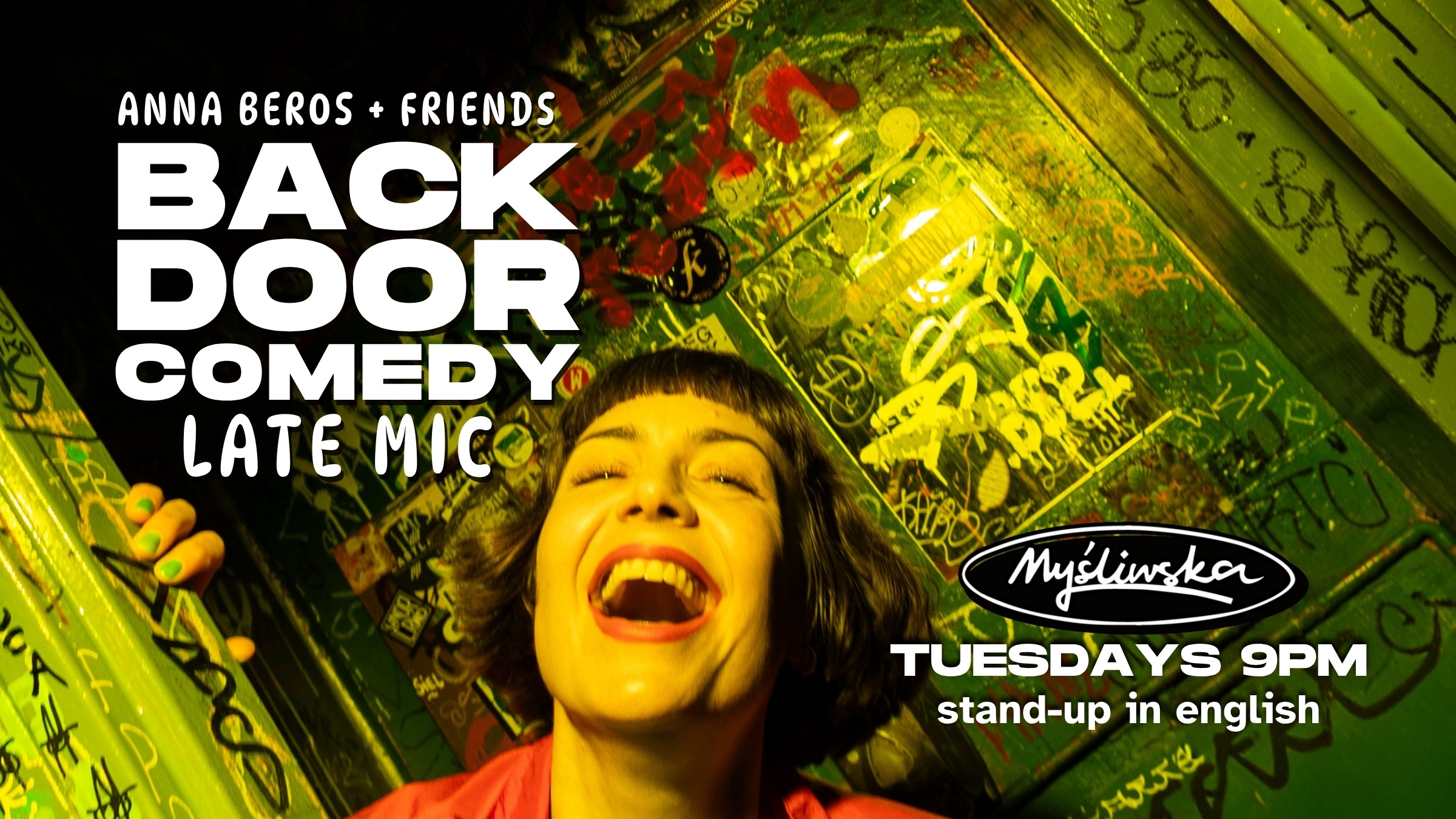 Back Door Comedy: Late Mic Stand-Up in English Tuesdays Kreuzberg