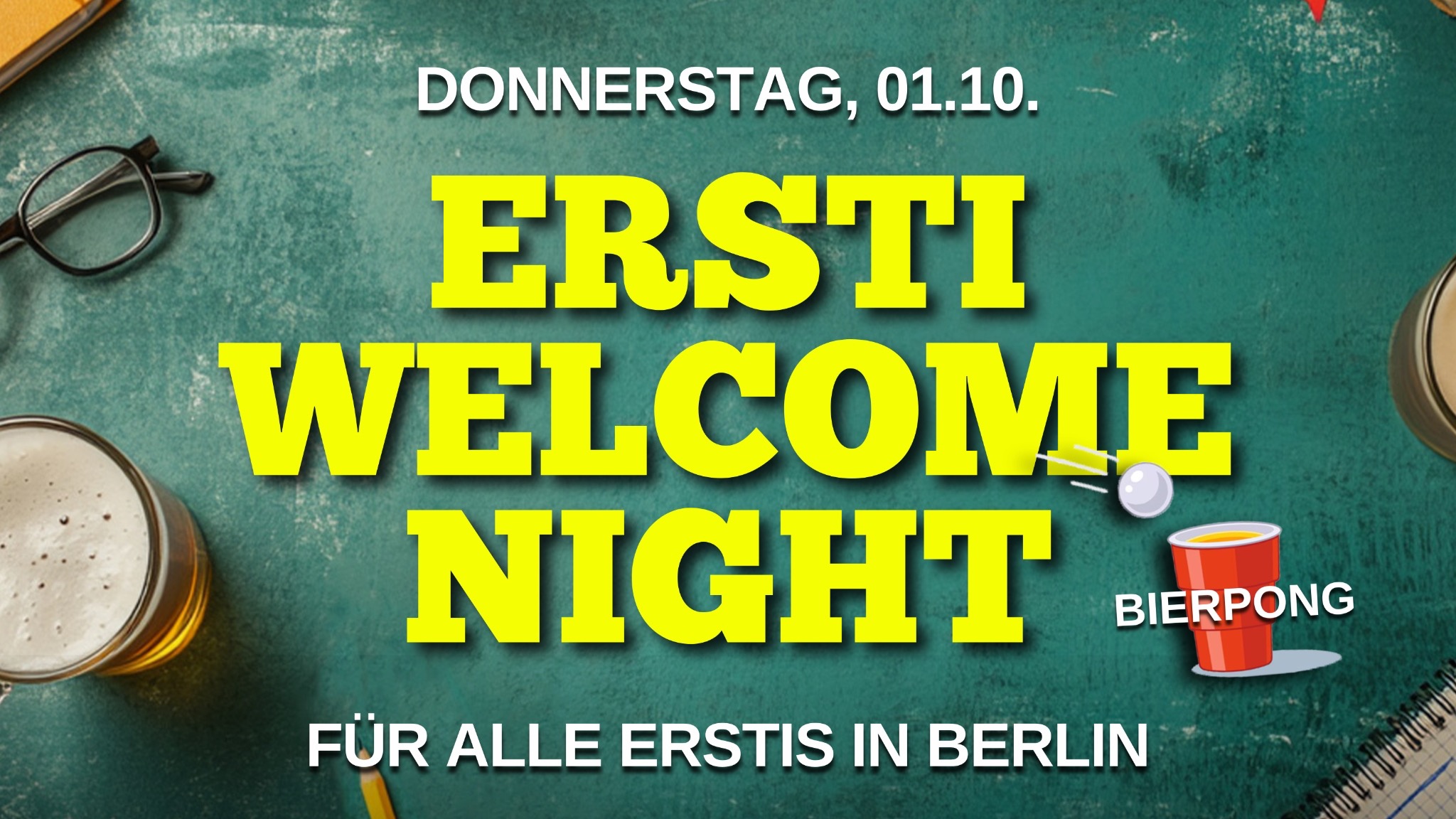 Ersti Welcome Night Berlin - Tiffany Club | Do, 01.10.