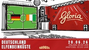 Public Viewing im GLORIA: Deutschland - Elfenbeinküste