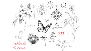 WALKIN DAY fine-line tattoos