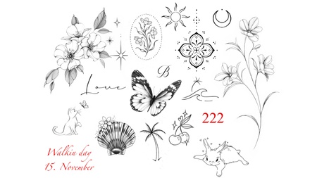 WALKIN DAY fine-line tattoos