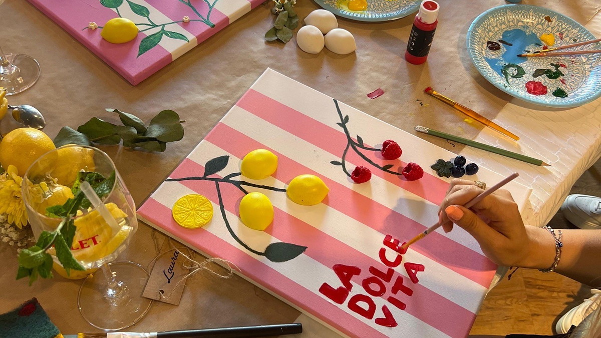 3D Fruit Canvas Workshop