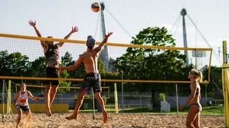 Beachcup Schnelle Brille 2 vs. 2 Mixed Beachvolleyballturnier