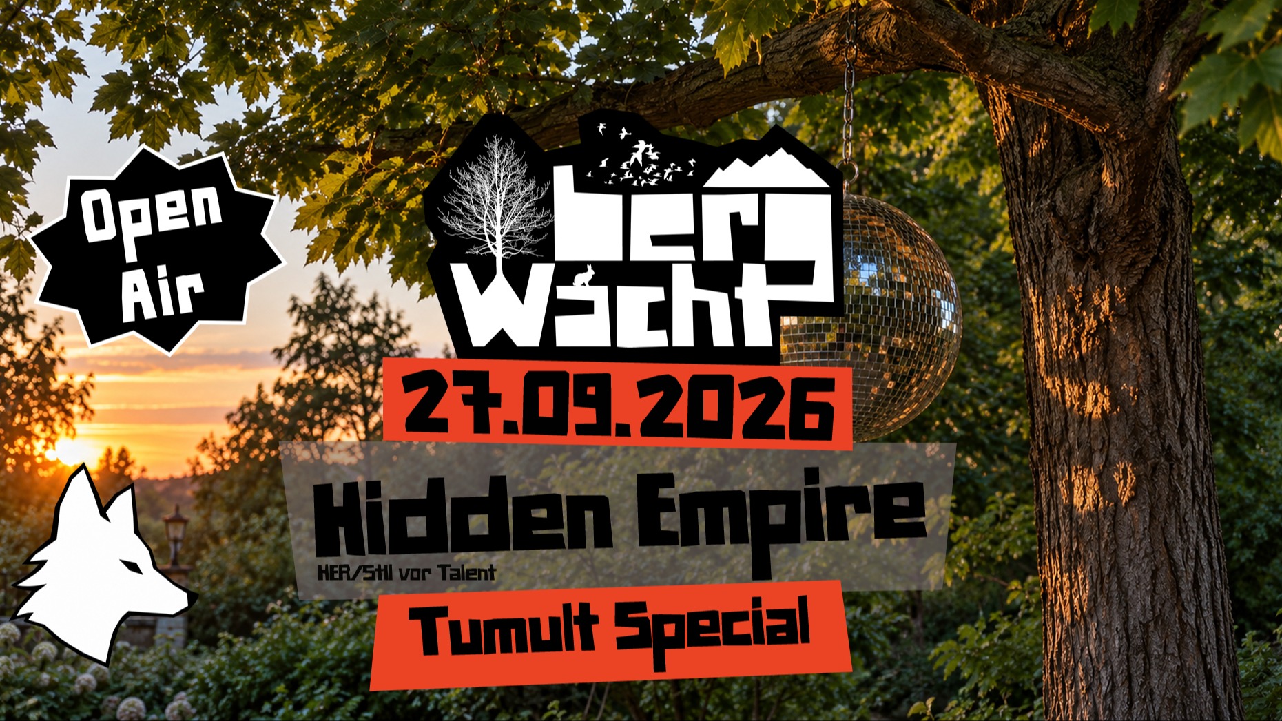 BergWacht Open Air at Südbrücke w/ Hidden Empire, Tumult Special uvm.