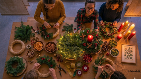 Workshop - Adventskranz binden