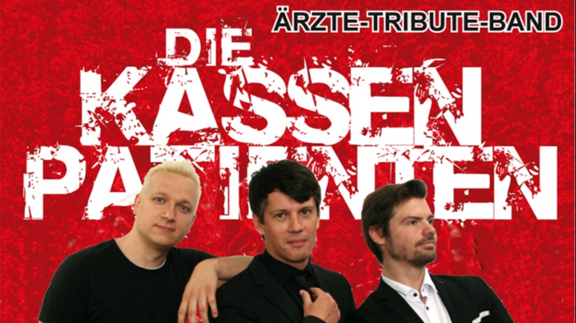 Titelbild der Veranstaltung DIE KASSENPATIENTEN - Die Ärzte Tribute Band im Konzert