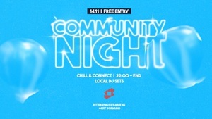 FREE ENTRY // COMMUNITY NIGHT