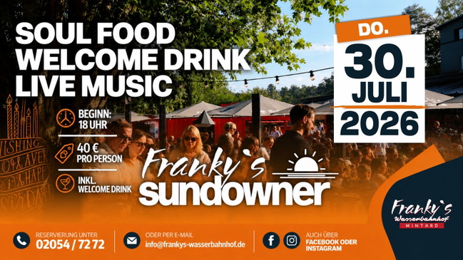 SUNDOWNER im Franky´s Mintard