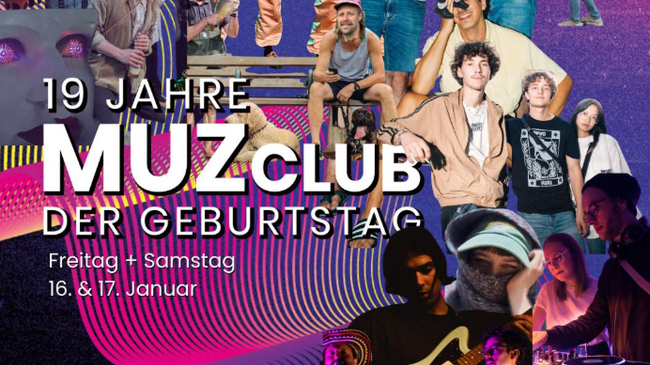 19 Jahre MUZclub der Geburtstag