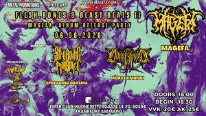 Flesh, Bones and Blast Beats II – MAGEFA Album-Release-Party mit Spreading Miasma & Mors Ex Mundi
