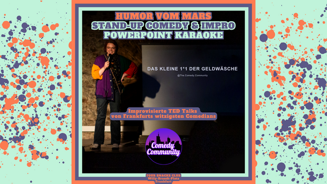 Comedy Community Impro auf Deutsch: PowerPoint Karaoke!