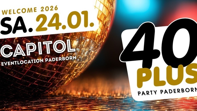 40plus Party Paderborn – Welcome 2026