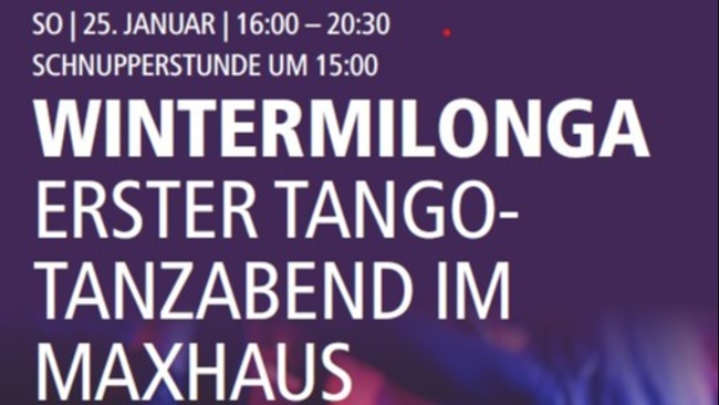 Weihnachtsmilonga - Tango argentino im Maxhaus