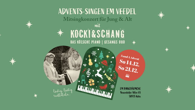 Adventssingen em Veedel (14.12. & 21.12.)