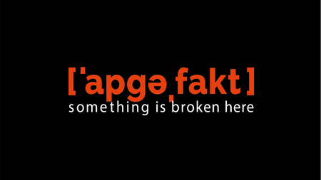 artspring Kunstfestival 2025:  [ˈapɡəˌfakt] – something is broken here