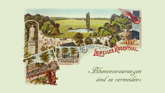 Das Leipziger Rosental: "Blumenverzierungen sind zu vermeiden" (Historische Parkführung)