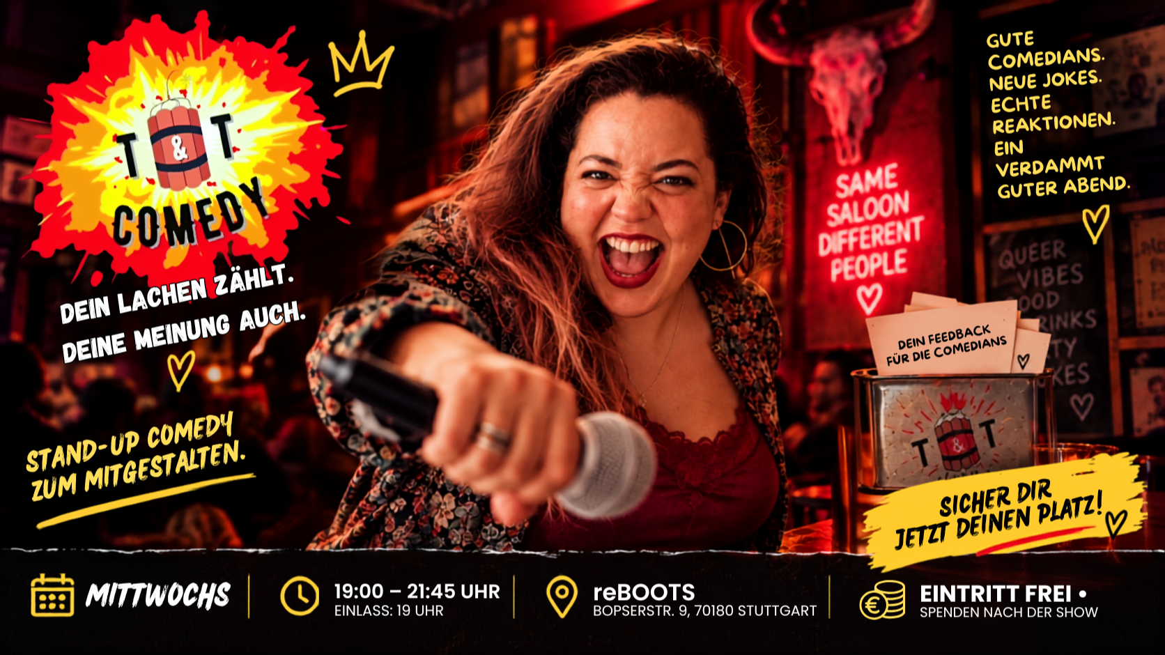 T&T Comedy Open Mic
