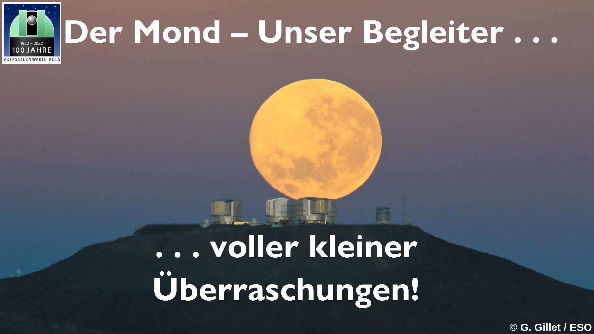Der Mond - Unser Begleiter voller kleiner Überraschungen!