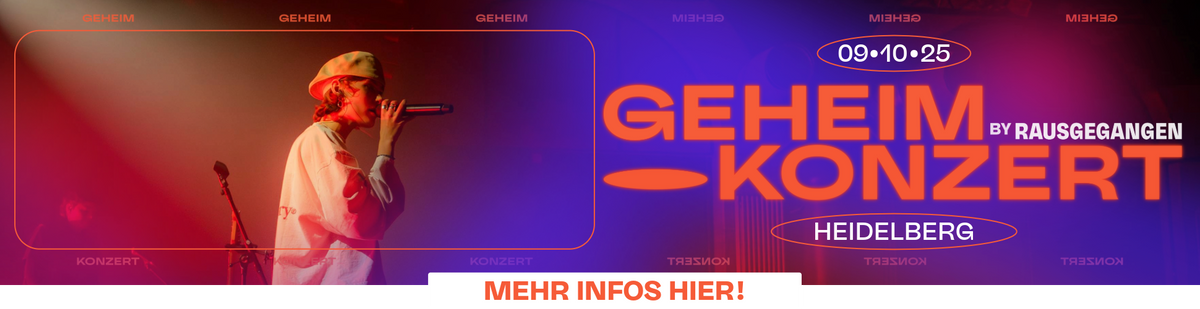 AUFGEPASST: GEHEIMKONZERT! 💜