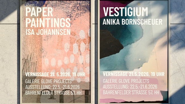 Vernissage bei Glove Projects! Isa Johannsen & Anika Bornscheuer