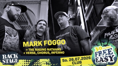 MARK FOGGO + THE RAGING NATHANS + VERSE, CHORUS, INFERNO | FREE&EASY FESTIVAL 2026