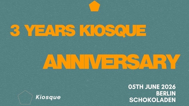 3 Jahre Kiosque Geburtstag