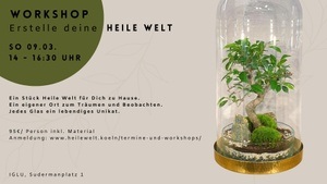 Erstelle deinen eigenen Flaschengarten! Heile-Welt-Workshop mit Elmar