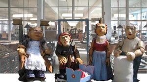 Figurentheater "Froschkönig" und Druckworkshop