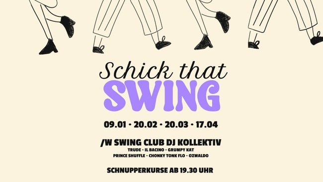 Schick That Swing: Swing Club DJ Kollektiv