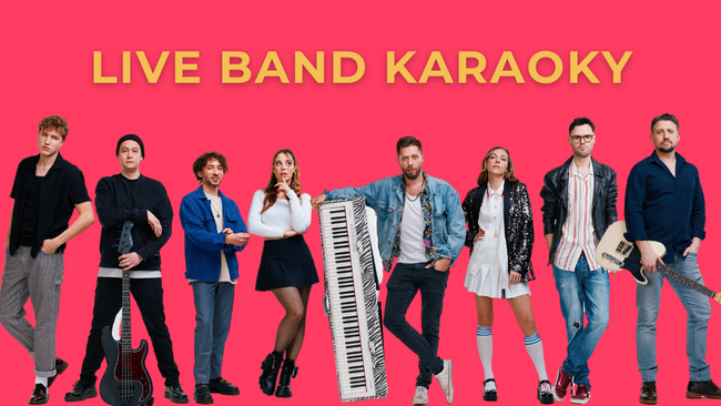 Sing deinen Lieblingshit live – mit echter Band auf der Bühne!